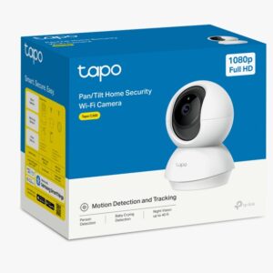 Tapo C200 1080p Pan-Tilt Wi-Fi Home Security Camera – 360° Coverage, Night Vision & Two-Way Audio