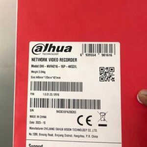 Dahua Technology 16‑Channel PoE NVR (16 PoE, 2 HDD) — Professional Network Video Recorder